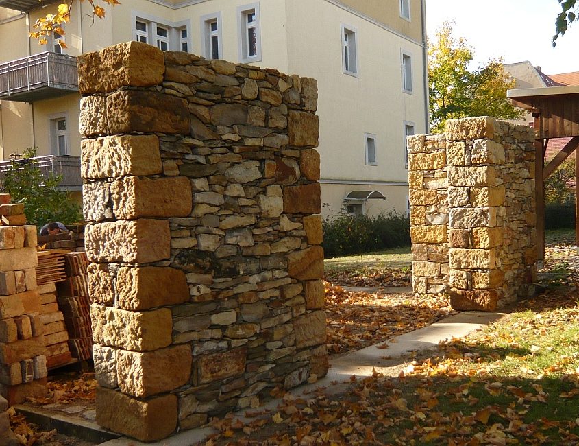 Bruchsteinmauer Naturstein