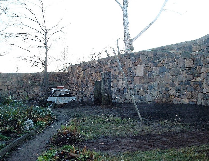 Sanierung Sandsteinmauer