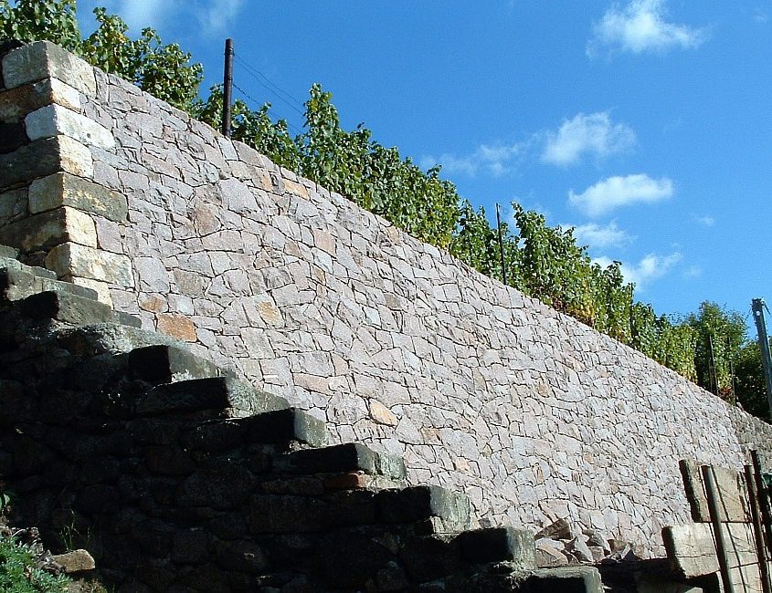 Natursteinmauer Weinberg