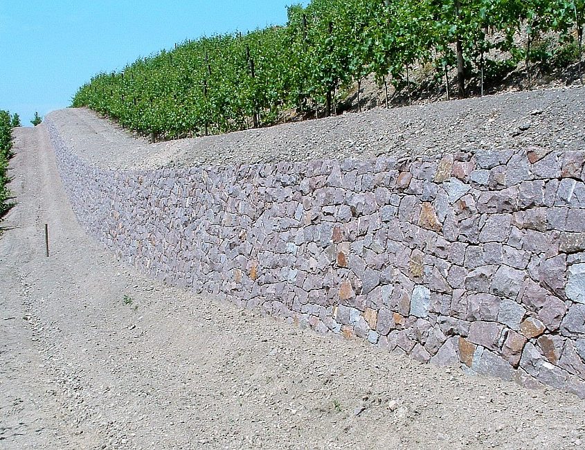 Weinbergsmauer Granit